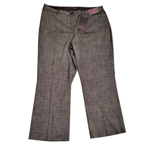 Lane Bryant Classic Dark Gray Trouser Pants Tighter Tummy Technology Size 20